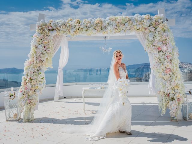 Scott and Paulina&apos;s Wedding in Santorini, Greece 16