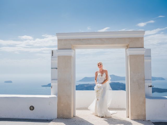 Scott and Paulina&apos;s Wedding in Santorini, Greece 18