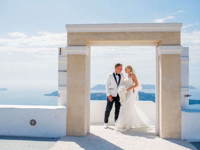 Scott and Paulina&apos;s Wedding in Santorini, Greece 13