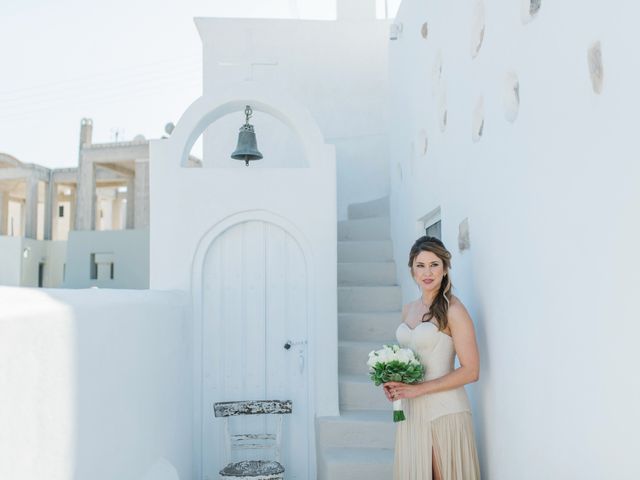 Brad and Katie&apos;s Wedding in Santorini, Greece 64