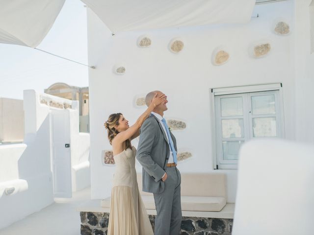 Brad and Katie&apos;s Wedding in Santorini, Greece 72