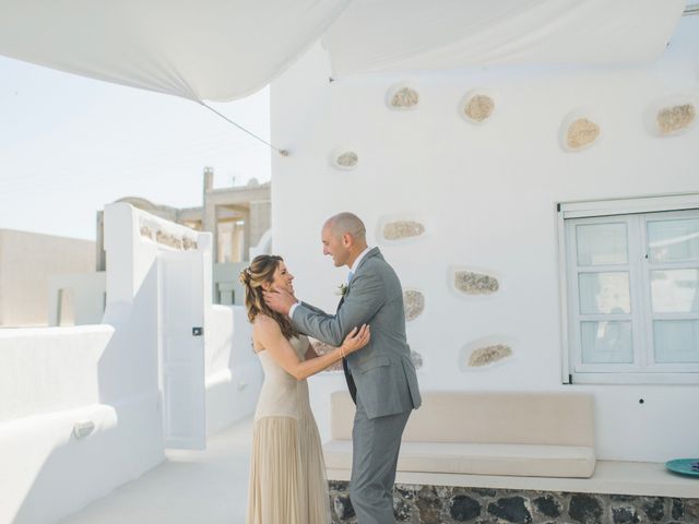 Brad and Katie&apos;s Wedding in Santorini, Greece 75