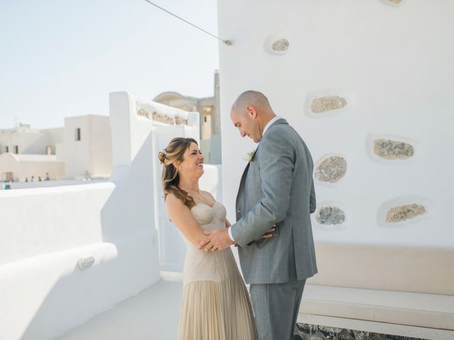 Brad and Katie&apos;s Wedding in Santorini, Greece 77