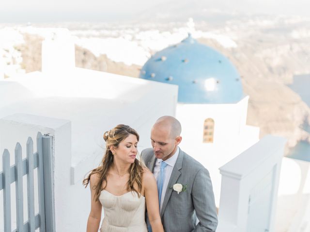 Brad and Katie&apos;s Wedding in Santorini, Greece 92