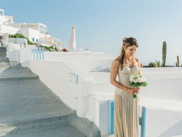 Brad and Katie&apos;s Wedding in Santorini, Greece 101
