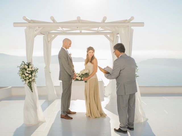 Brad and Katie&apos;s Wedding in Santorini, Greece 107