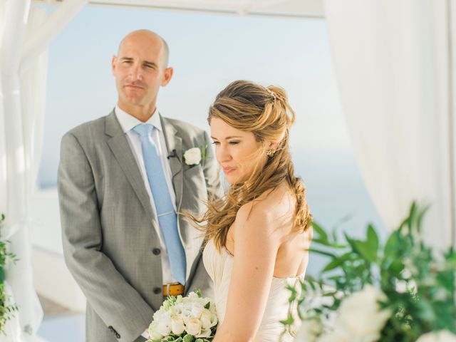Brad and Katie&apos;s Wedding in Santorini, Greece 108