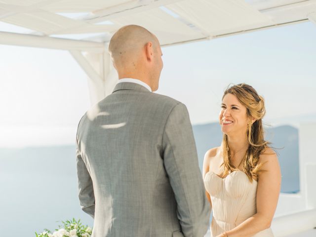 Brad and Katie&apos;s Wedding in Santorini, Greece 111