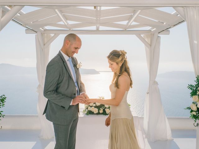 Brad and Katie&apos;s Wedding in Santorini, Greece 115