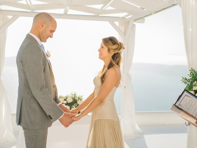 Brad and Katie&apos;s Wedding in Santorini, Greece 119