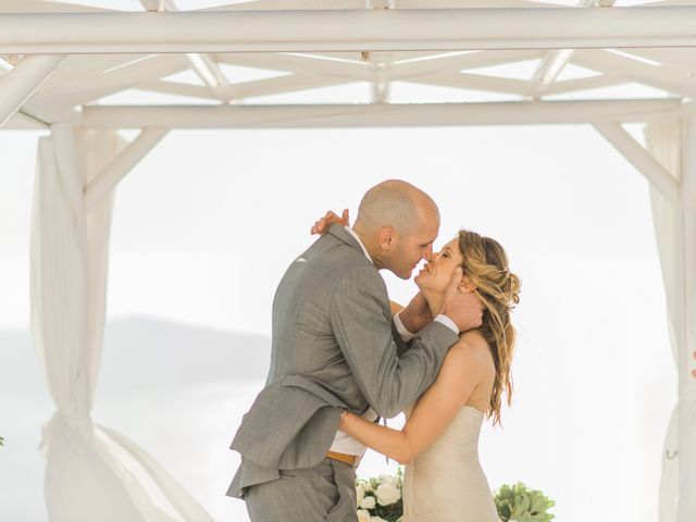 Brad and Katie&apos;s Wedding in Santorini, Greece 123