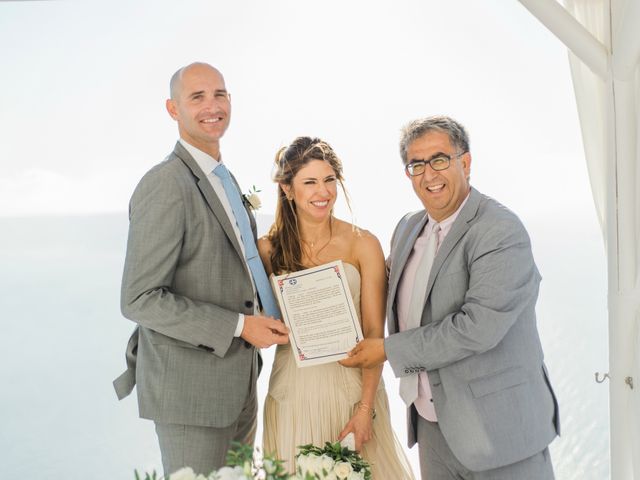 Brad and Katie&apos;s Wedding in Santorini, Greece 126