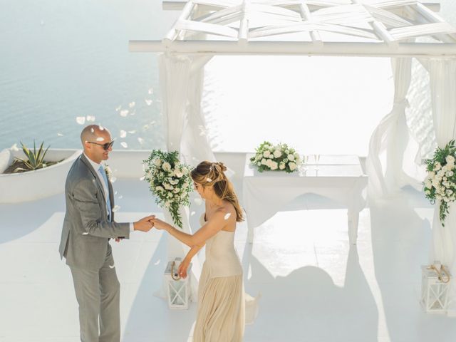 Brad and Katie&apos;s Wedding in Santorini, Greece 129