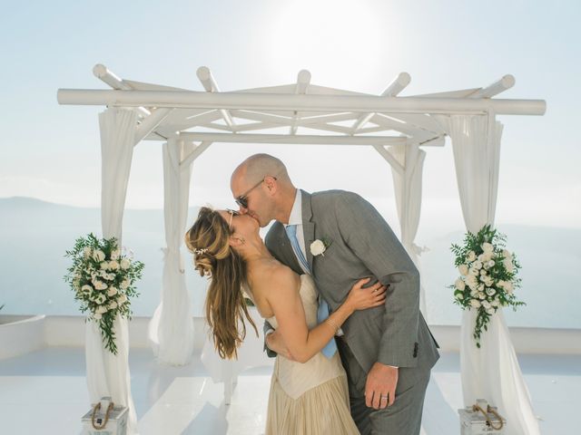 Brad and Katie&apos;s Wedding in Santorini, Greece 131