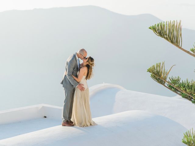 Brad and Katie&apos;s Wedding in Santorini, Greece 137