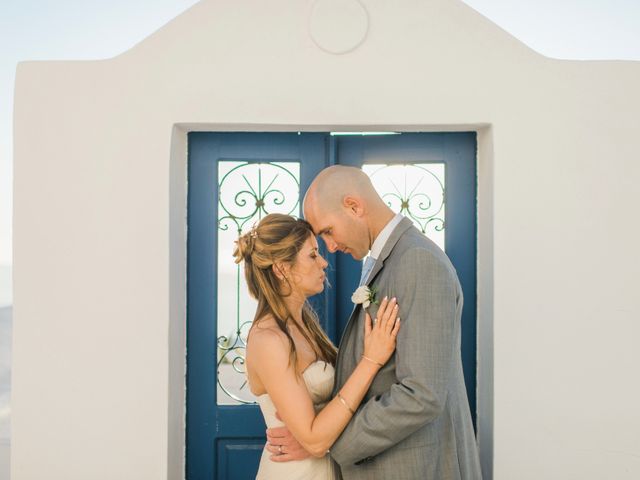 Brad and Katie&apos;s Wedding in Santorini, Greece 140