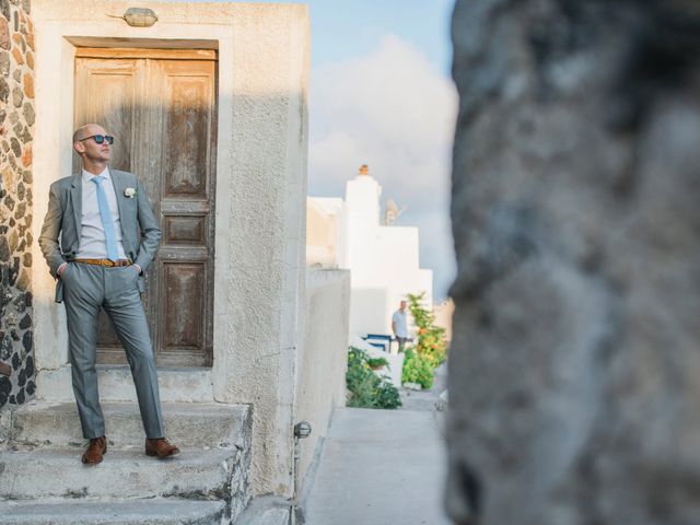 Brad and Katie&apos;s Wedding in Santorini, Greece 144