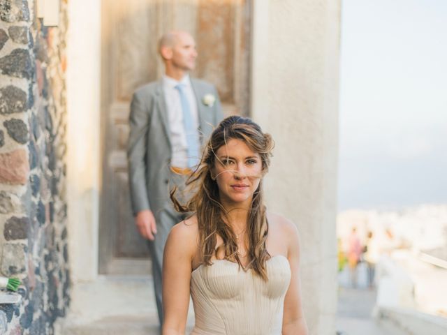 Brad and Katie&apos;s Wedding in Santorini, Greece 147