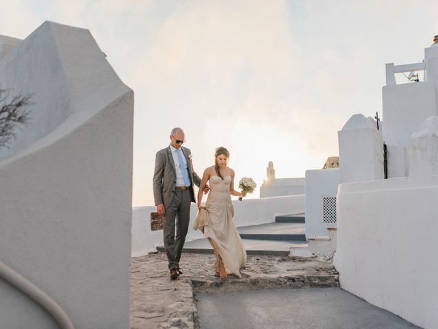 Brad and Katie&apos;s Wedding in Santorini, Greece 152