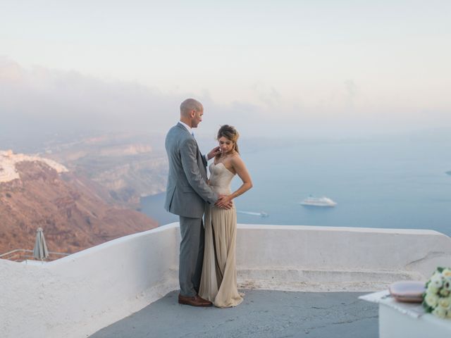 Brad and Katie&apos;s Wedding in Santorini, Greece 164