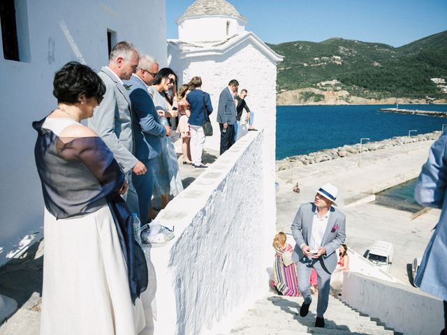 Dan and Dana&apos;s Wedding in Skiathos Town, Greece 32