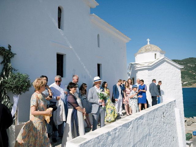Dan and Dana&apos;s Wedding in Skiathos Town, Greece 37