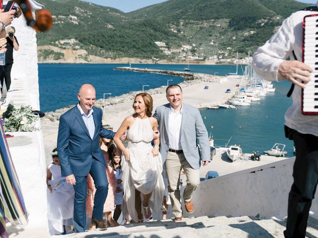 Dan and Dana&apos;s Wedding in Skiathos Town, Greece 48