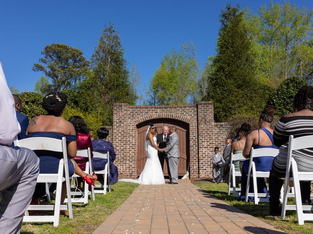 Donovan and Kyieta&apos;s Wedding in Apex, North Carolina 36