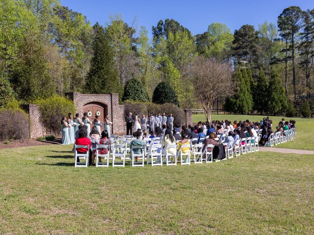 Donovan and Kyieta&apos;s Wedding in Apex, North Carolina 37