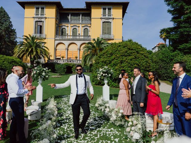 Mohammed and Fatima&apos;s Wedding in Stresa, Italy 19