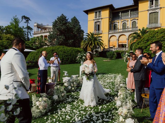 Mohammed and Fatima&apos;s Wedding in Stresa, Italy 23