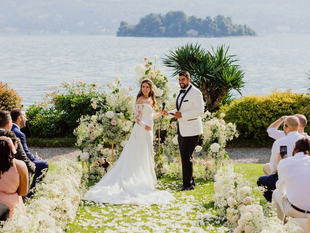 Mohammed and Fatima&apos;s Wedding in Stresa, Italy 25
