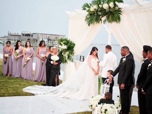 Mariana and Johnathan&apos;s Wedding in Seabrook, Texas 56