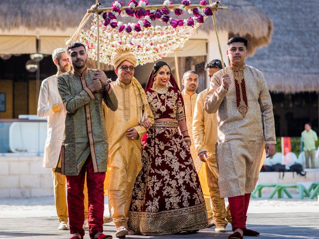 ARICH and KARISHMA&apos;s Wedding in Playa del Carmen, Mexico 39