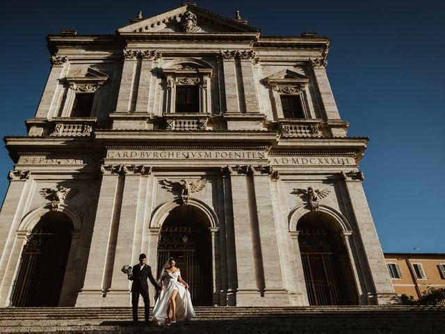 Francesco and Izabella&apos;s Wedding in Rome, Italy 62