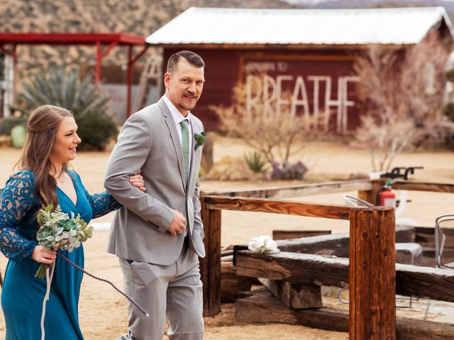 Trent and Julie&apos;s Wedding in Pioneertown, California 4