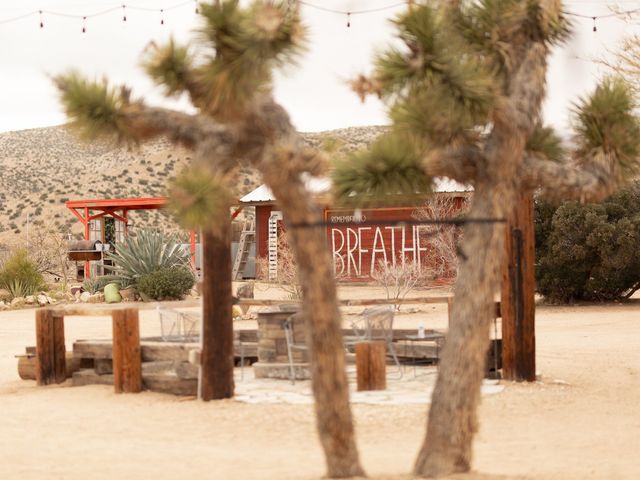 Trent and Julie&apos;s Wedding in Pioneertown, California 17