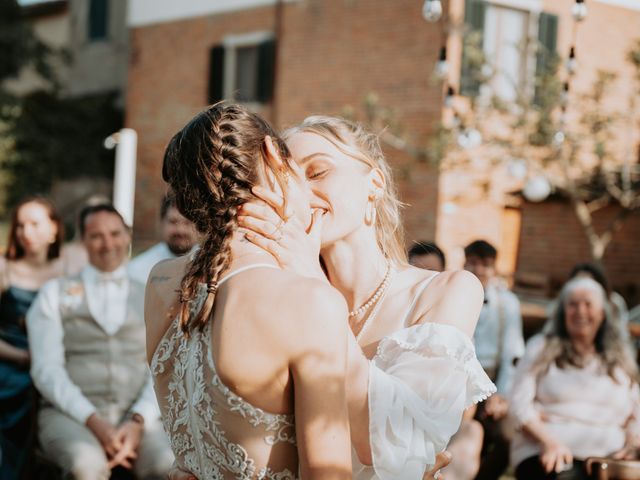 Christine and Alexandra's Wedding in Arezzo, Italy 30