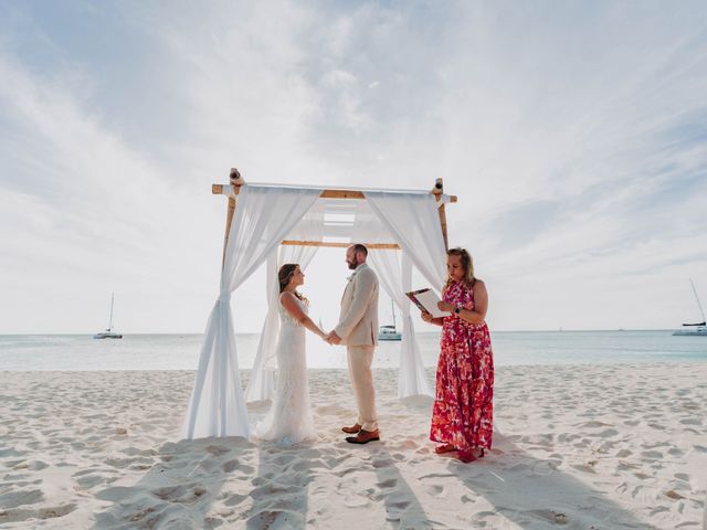 Steven and Katie's Wedding in Noord, Aruba 38