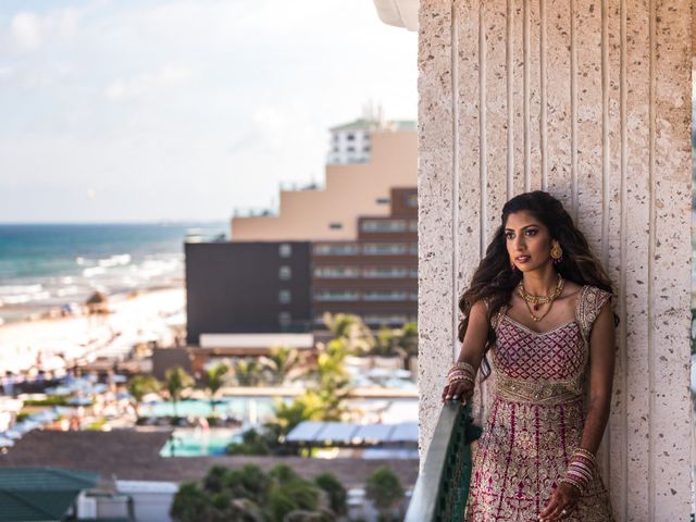 Rikesh and Pooja&apos;s Wedding in Cancun, Mexico 273