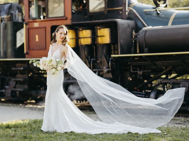 The wedding of Audrey and Justin