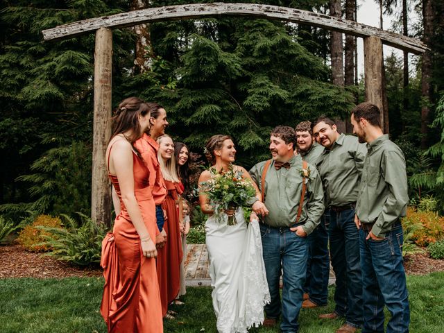 Andrea and Brett&apos;s Wedding in Forks, Washington 9