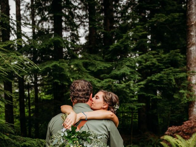 Andrea and Brett&apos;s Wedding in Forks, Washington 12