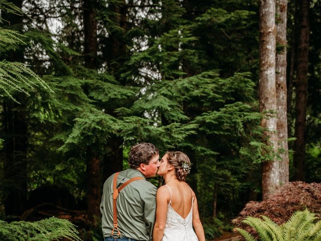 Andrea and Brett&apos;s Wedding in Forks, Washington 15