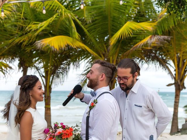 Chase and Raydhiri&apos;s Wedding in Tulum, Mexico 26