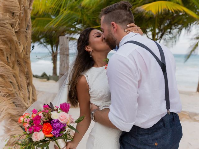 Chase and Raydhiri&apos;s Wedding in Tulum, Mexico 33