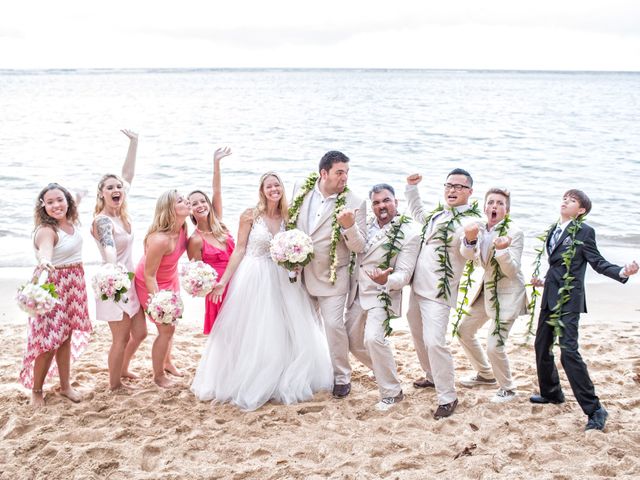 Marco and Ashley&apos;s Wedding in Princeville, Hawaii 27