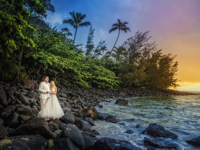 Marco and Ashley&apos;s Wedding in Princeville, Hawaii 44
