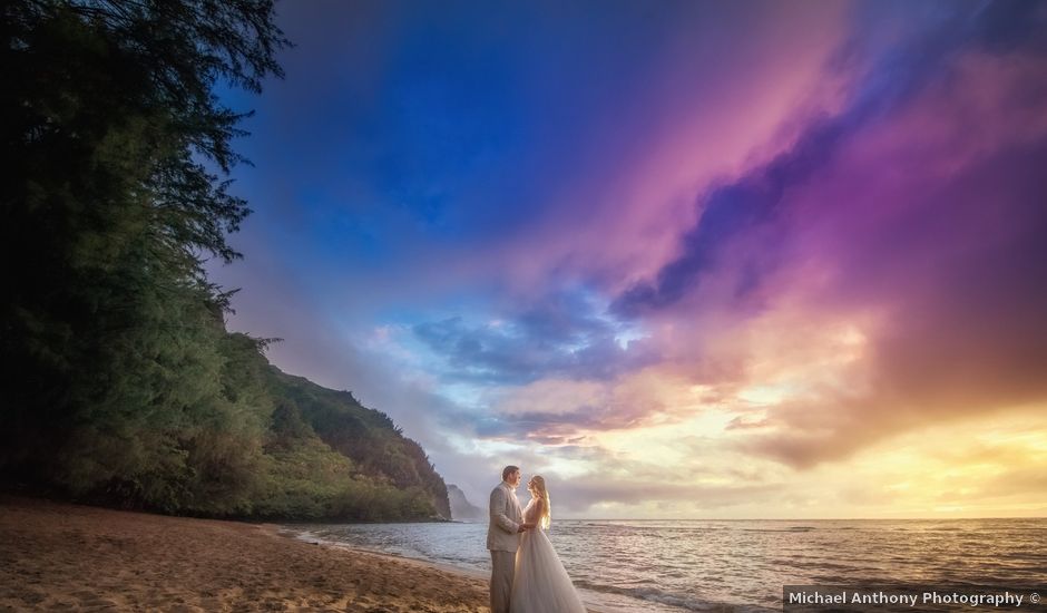 Marco and Ashley's Wedding in Princeville, Hawaii