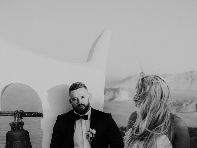 Taylor and Tom&apos;s Wedding in Santorini, Greece 43